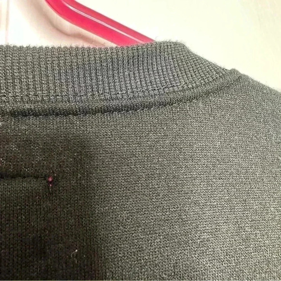 Happy Holidays! Christmas Snowman Sweatshirt Black Size Medium - Picture 15 of 16